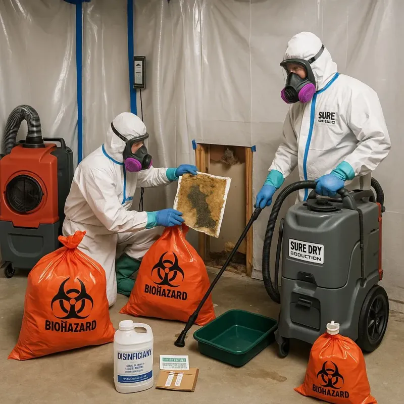 Contaminated Water Handling Protocols process in Channing, TX
